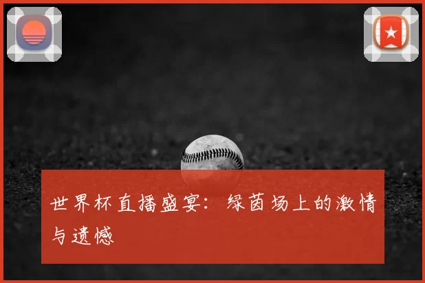 世界杯直播盛宴：绿茵场上的激情与遗憾