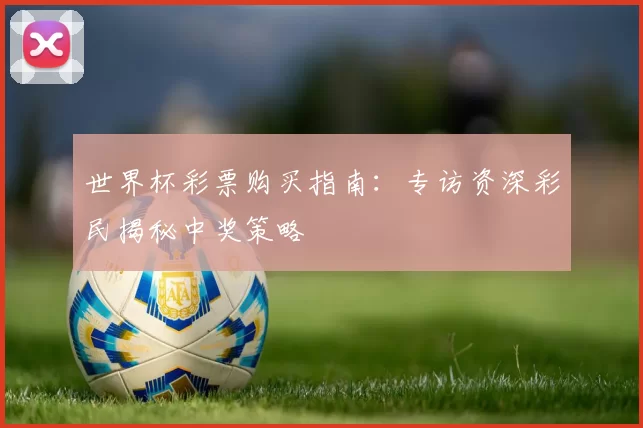 世界杯彩票购买指南：专访资深彩民揭秘中奖策略